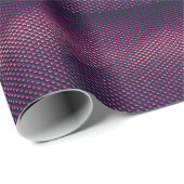 Roze metallic futuristische abstracte achtergrond. cadeaupapier (Rol Hoek)