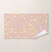 Roze Metallic luipaard Patroon Bad Handdoek (Handdoek)