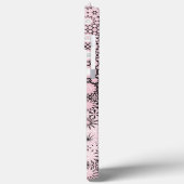 Roze Metamorfose ontwerp Case-Mate iPhone Case (Achterkant / Links)