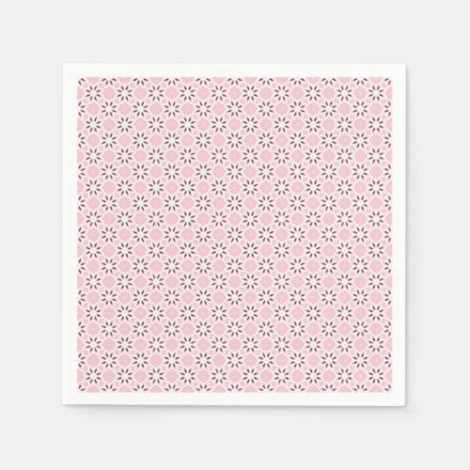 Roze Metamorfose ontwerp Servet (Voorkant)