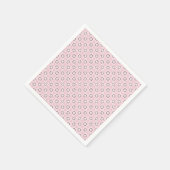 Roze Metamorfose ontwerp Servet (Hoek)