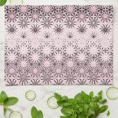 Roze Metamorfose ontwerp Theedoek (Gevouwen)