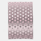 Roze Metamorfose ontwerp Theedoek (Verticaal)