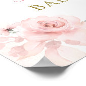 Roze Mexicaanse Angel Baby Heaven Verzonden Welkom Poster (Hoek)