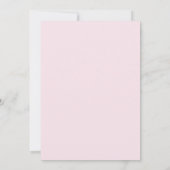 Roze Mexicaanse Bestemming Huwelijk Kaart (Achterkant)