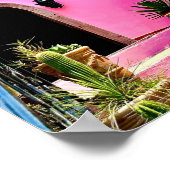 Roze Mexicaanse kapel Poster (Hoek)