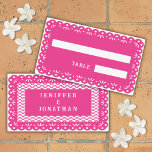 ROZE MEXICAANSE PAPEL PICADO place card Plaatskaartje<br><div class="desc">ROZE MEXICAANSE PAPEL PICADO PLACE CARD</div>