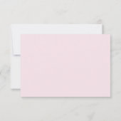 Roze Mexico Bestemming RSVP Kaartje (Achterkant)