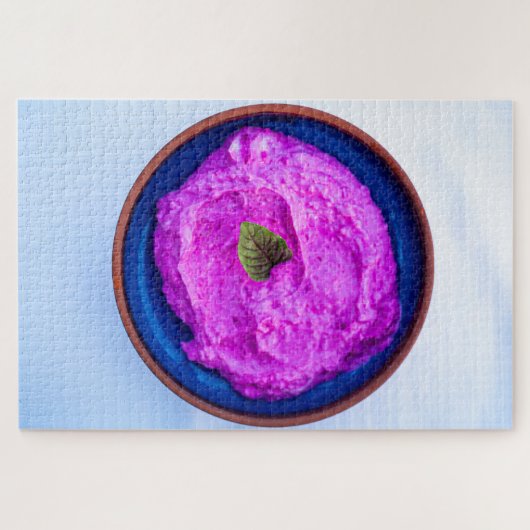 Roze Meze Bord Legpuzzel (Horizontaal)