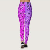 Roze Miami Filtreerde Leggings (Achterkant)