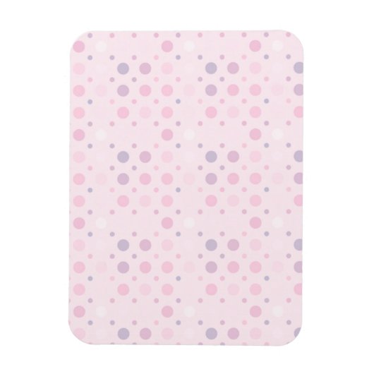 Roze micro-Stippen Magneet (Verticaal)