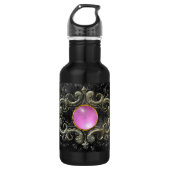 Roze middeleeuwse steen waterfles  (Voorkant)