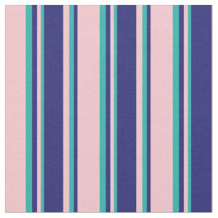 Roze, Midnight Blue en Light Zee Green Stof