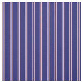 Roze & Midnight Blue gekleurde strepen Stof (Swatch)