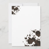 Roze Mijn eerste Rodeo Cowboy Kaart (Achterkant)