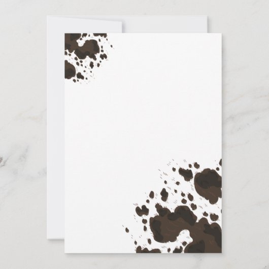 Roze Mijn eerste Rodeo Cowboy Kaart (Achterkant)