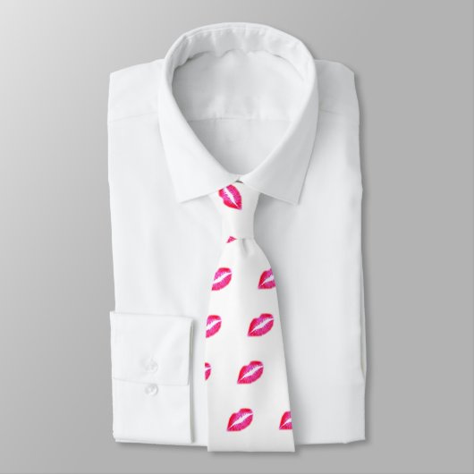 Roze mijn lips stropdas (Gebonden)