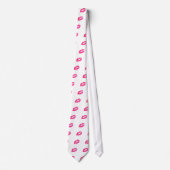 Roze mijn lips stropdas (Voorkant)