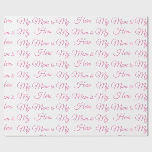 Roze Mijn moeder is mijn moederdag van het Manuscr Cadeaupapier (Vlak)