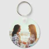 Roze mijn ontbrekende stuk Puzzle Cute Valentijnsd Sleutelhanger (Achterkant)