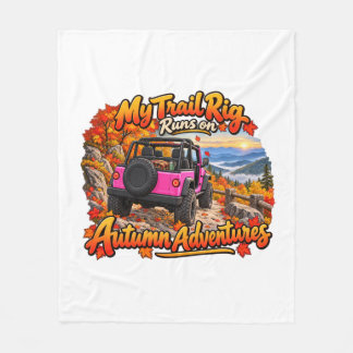 Roze_Mijn Trail Rig Fleece Deken