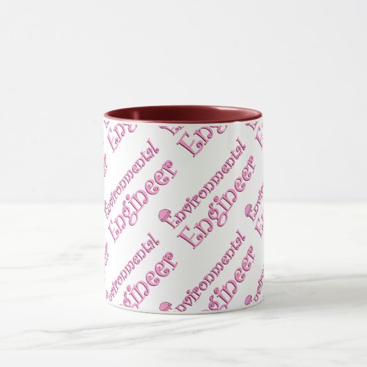 Roze Milieu Ingenieur Mok (Midden)