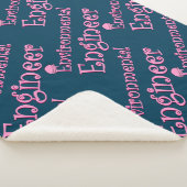 Roze Milieu Ingenieur Sherpa Deken (3/4)