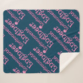 Roze Milieu Ingenieur Sherpa Deken (Voorkant (horizontaal))