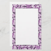 Roze militair patroon van Camouflage Briefpapier (Voorkant / Achterkant)