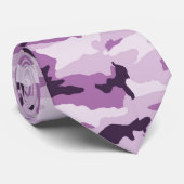 Roze militair patroon van Camouflage Stropdas (Opgerold)