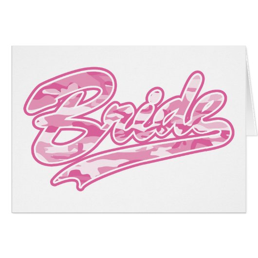 Roze militaire bride Camouflage (Voorkant Horizontaal)