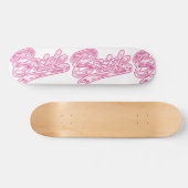 Roze militaire bride Camouflage Persoonlijk Skateboard (Horizontaal)