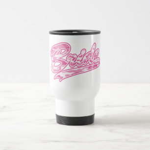 Roze militaire bride Camouflage Reisbeker