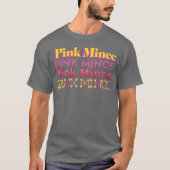 Roze mince-ras t-shirt (Voorkant)