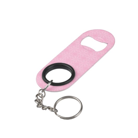 Roze Mini Flessenopener (Achterkant Gekanteld)