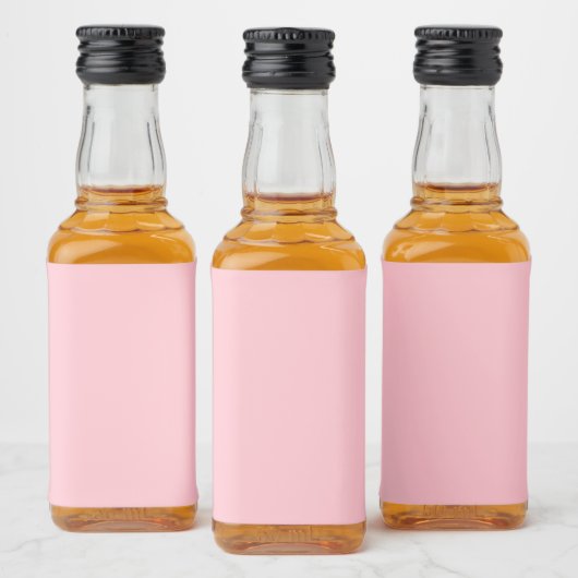 Roze Mini Liquor Label Likeurfles Etiket (Flessen)