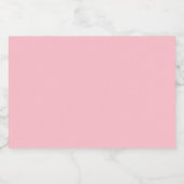 Roze Mini Mousserende Wijn Label Sparkling Wijnetiket (Enkel label)