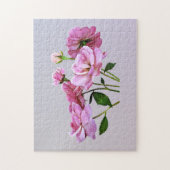 Roze Miniatuur Rozen Legpuzzel (Verticaal)
