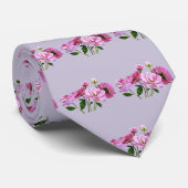 Roze Miniatuur Rozen Stropdas (Opgerold)