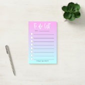 Roze minieme pastel ombre om lijst te doen | Jouw  Post-it® Notes (Kantoor)
