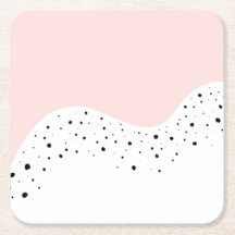 Roze minimale vormgeving met stippen