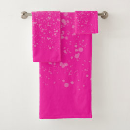 Roze minimalisme bad handdoek