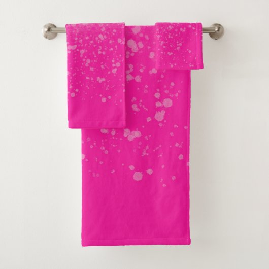 Roze minimalisme bad handdoek (Insitu)