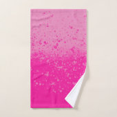 Roze minimalisme bad handdoek (Handdoek)
