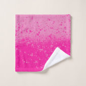 Roze minimalisme bad handdoek (Wasdoekje)