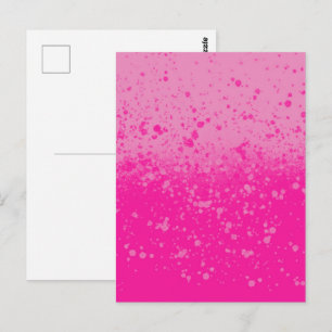 Roze minimalisme  briefkaart