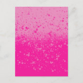 Roze minimalisme briefkaart (Voorkant)