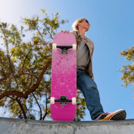 Roze minimalisme persoonlijk skateboard