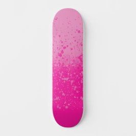 Roze minimalisme persoonlijk skateboard