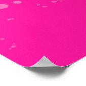 Roze minimalisme poster (Hoek)